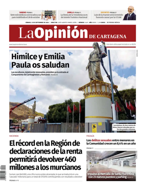 Cover of La Opinion de Murcia (Cartagena)