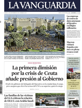 Cover of La Vanguardia (1st Edition)