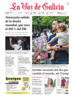 Cover of La Voz de Galicia (Carballo)
