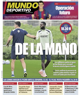 Cover of Mundo Deportivo (Bizkaia-Araba)