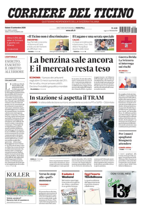 Cover of Corriere del Ticino
