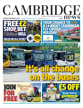 Cover of Cambridge News
