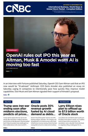 Cover of CNBC
