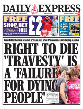 Cover of Daily Express