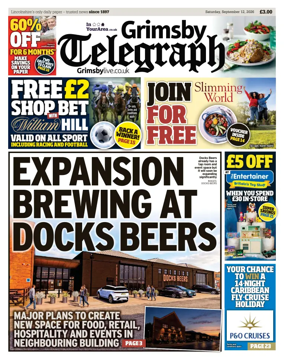 Cover of Grimsby Telegraph