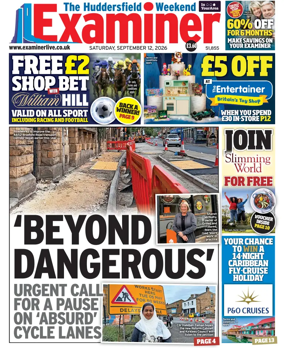 Cover of Huddersfield Daily Examiner