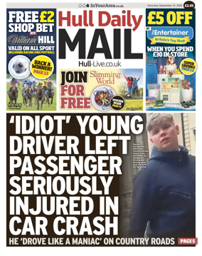 Cover of Hull Daily Mail