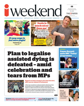 Cover of iNews Weekend
