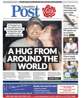 Cover of Lancashire Evening Post