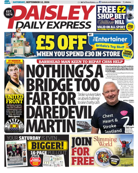 Cover of Paisley Daily Express