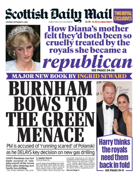Cover of Scottish Daily Mail