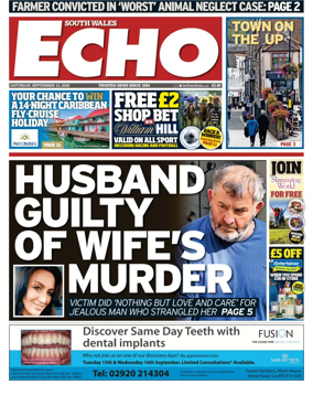 Cover of South Wales Echo