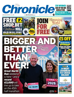 Cover of The Chronicle (South Tyneside and Durham)