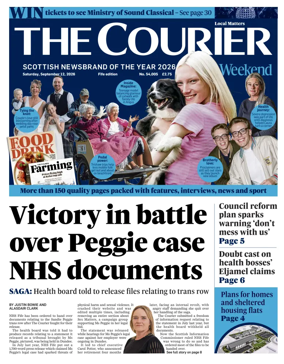 Cover of The Courier & Advertiser (Fife Edition)