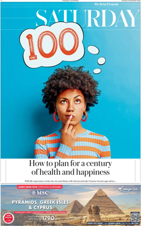 Cover of The Daily Telegraph – Saturday Supplement