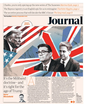 Cover of The Guardian e-paper Journal