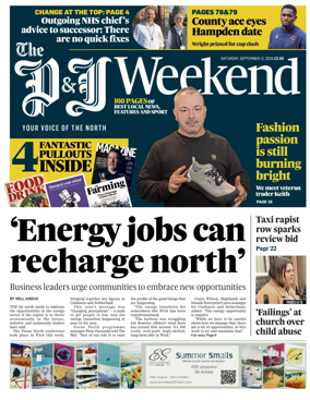 Cover of The Press and Journal (Inverness Highlands and Islands)