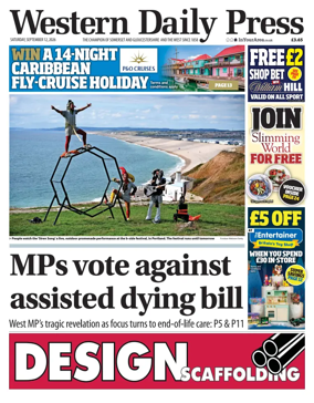 Cover of Western Daily Press (Saturday)