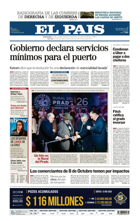 Cover of El Pais (Uruguay)