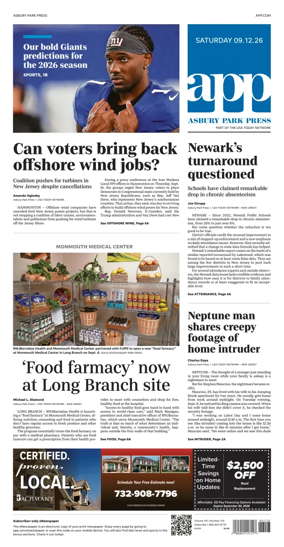 Cover of Asbury Park Press