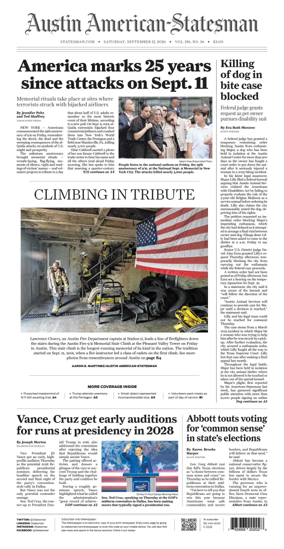 Cover of Austin American-Statesman