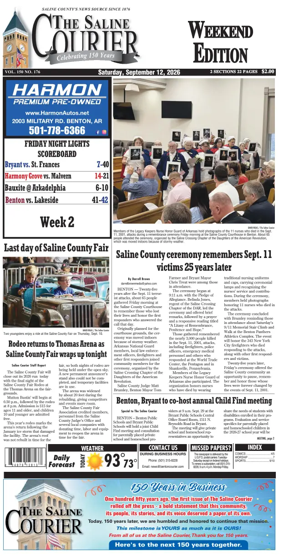 Cover of The Saline Courier Weekend