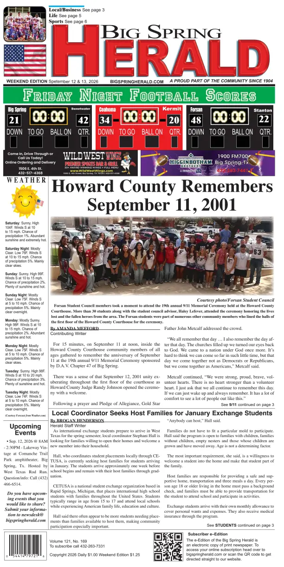 Cover of Big Spring Herald Weekend