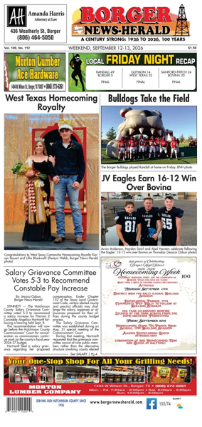 Cover of Borger News-Herald