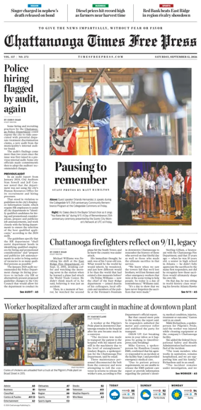 Cover of Chattanooga Times Free Press