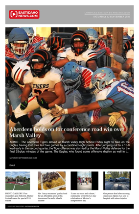 Cover of East Idaho News