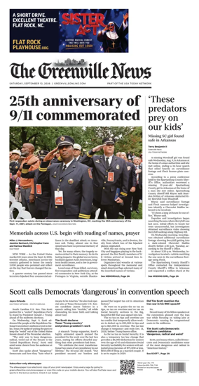 Cover of The Greenville News