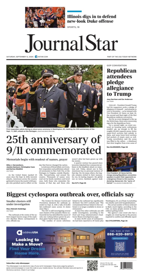 Cover of Journal Star (Peoria)
