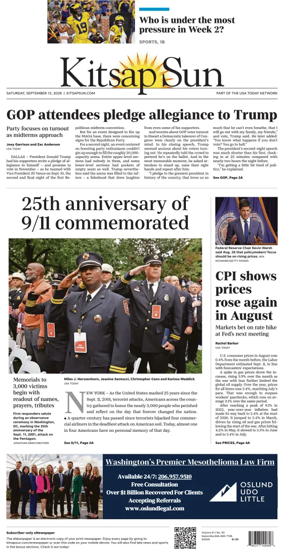 Cover of Kitsap Sun
