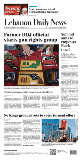 Cover of Lebanon Daily News
