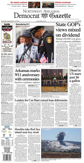 Cover of Northwest Arkansas Democrat-Gazette