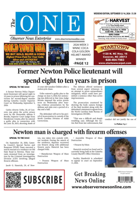 Cover of Observer News Enterprise