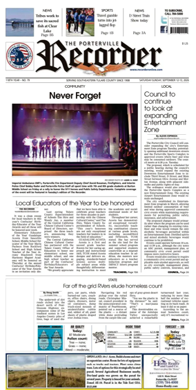 Cover of Porterville Recorder