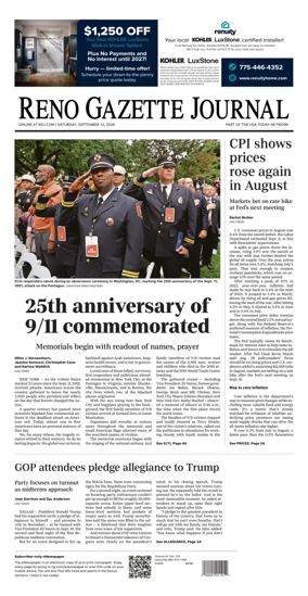 Cover of Reno Gazette Journal