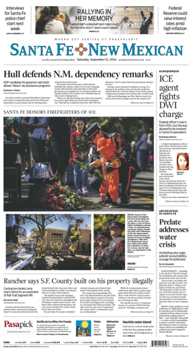 Cover of Santa Fe New Mexican
