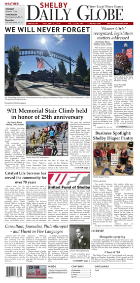 Cover of Shelby Daily Globe
