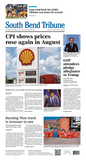 Cover of South Bend Tribune