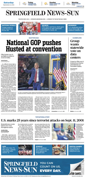 Cover of Springfield News-Sun
