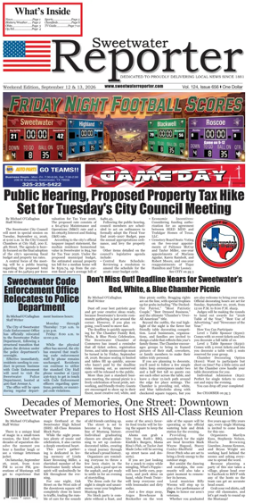 Cover of Sweetwater Reporter