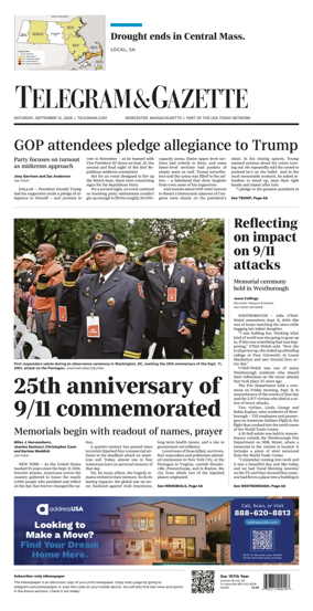 Cover of Telegram & Gazette