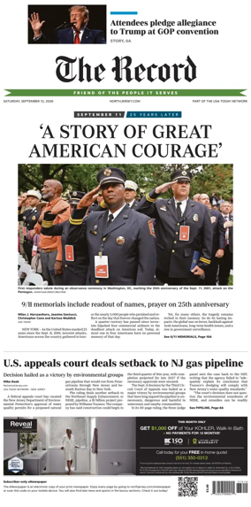 Cover of The Bergen Record