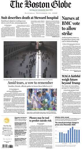 Cover of The Boston Globe