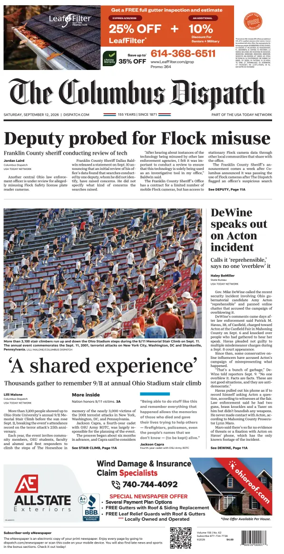 Cover of The Columbus Dispatch