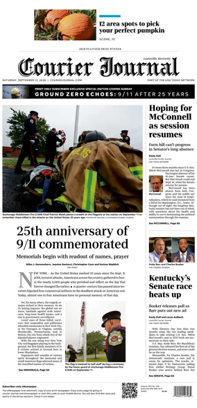 Cover of The Courier-Journal (Louisville)