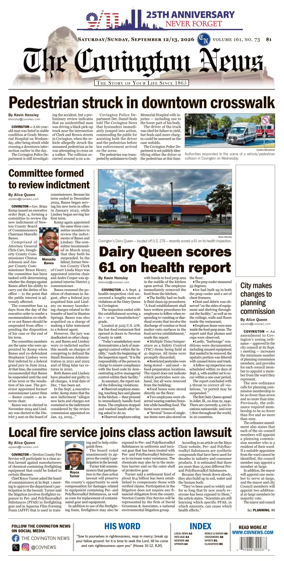 Cover of The Covington News