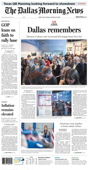 Cover of The Dallas Morning News